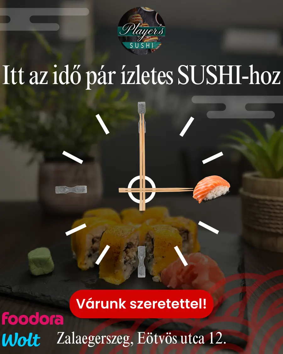 Facebook-poszt · Hétvégi sushi választék