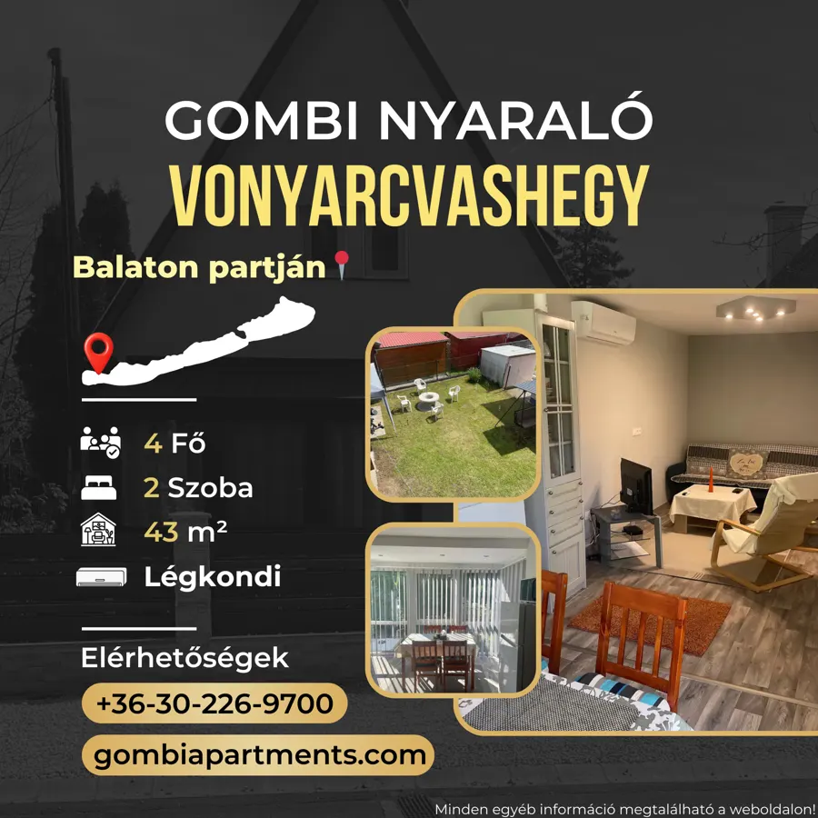 Poszt · Gombi Nyaraló, Vonyarcvashegy