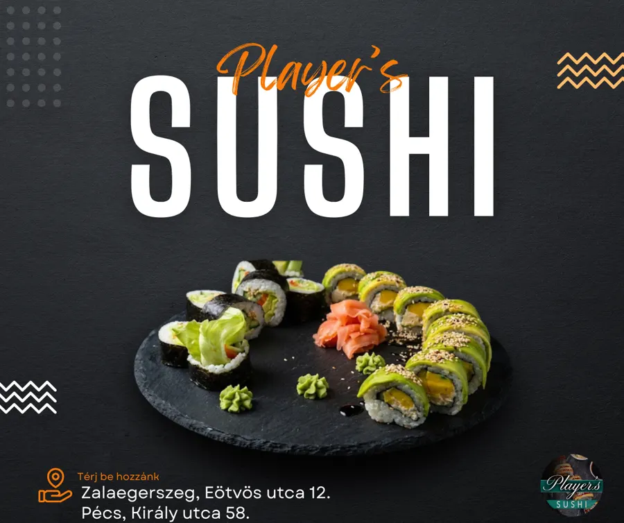 Facebook-poszt · Sushi választék bemutatása