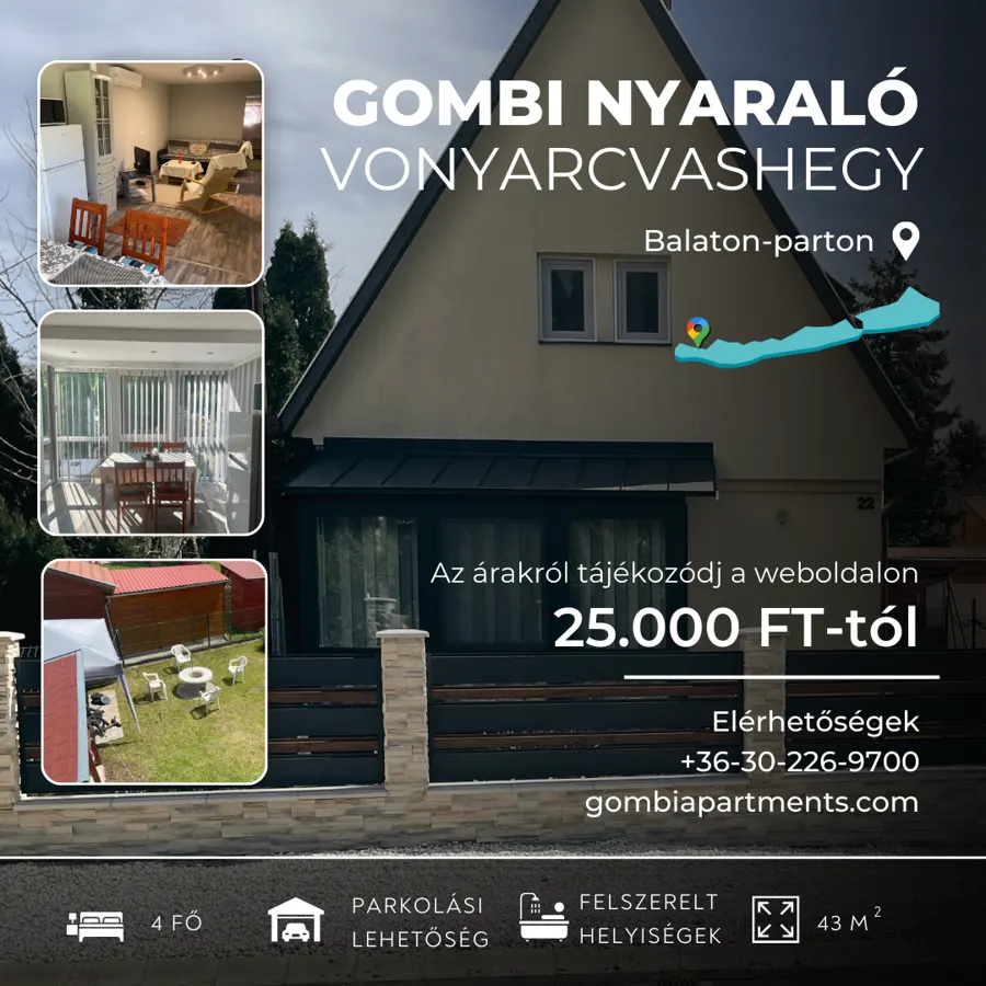 Poszt · Nyaraló árainak bemutatása